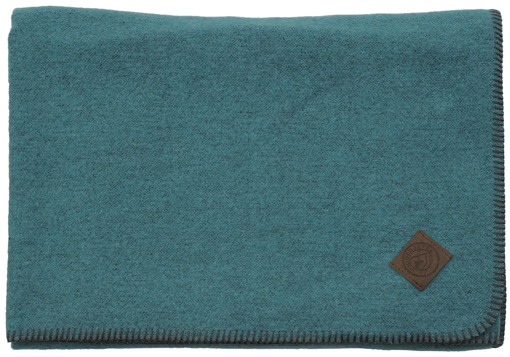 Solid Turquoise Throw