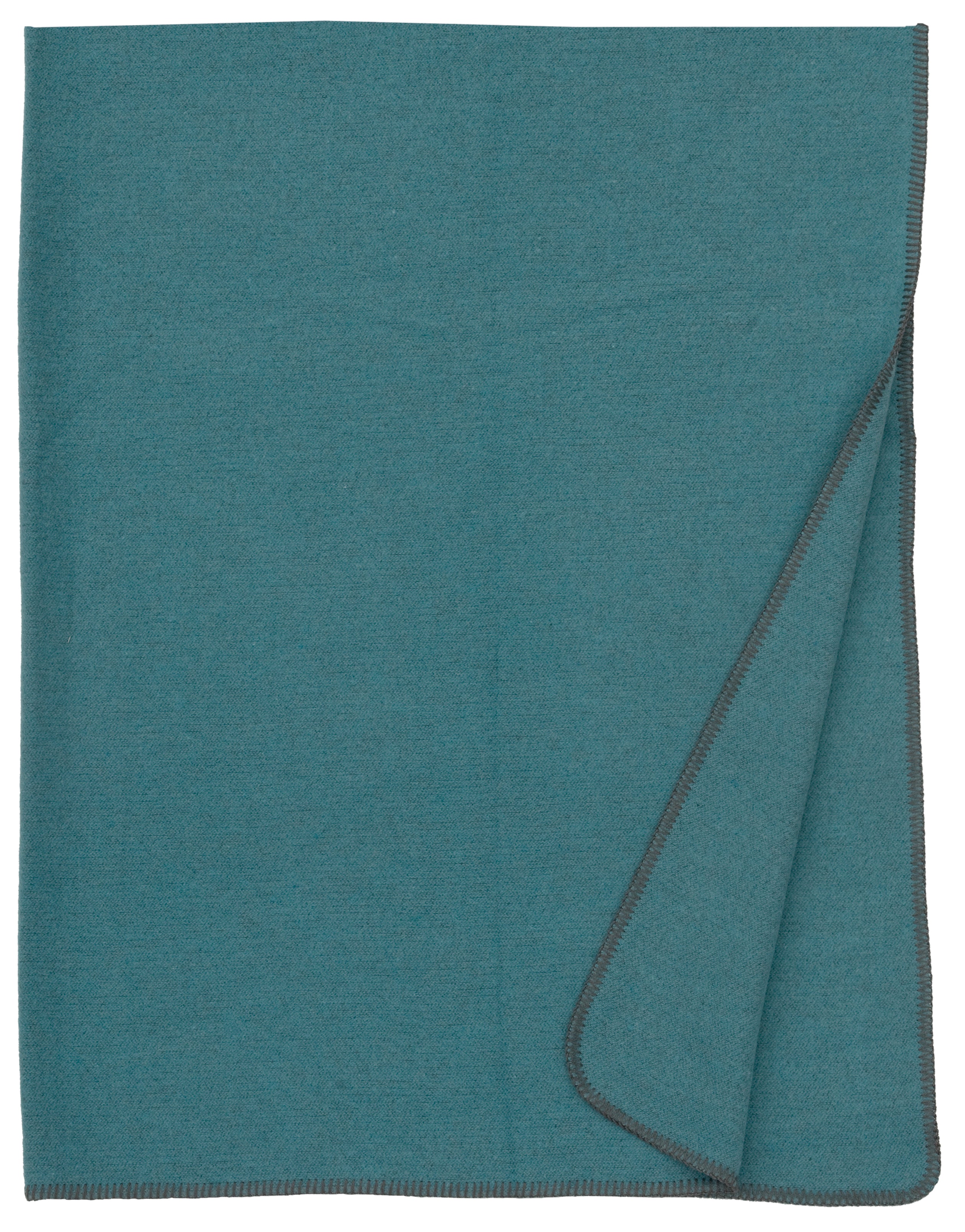 Solid Turquoise Throw – Great Blue Heron Furniture