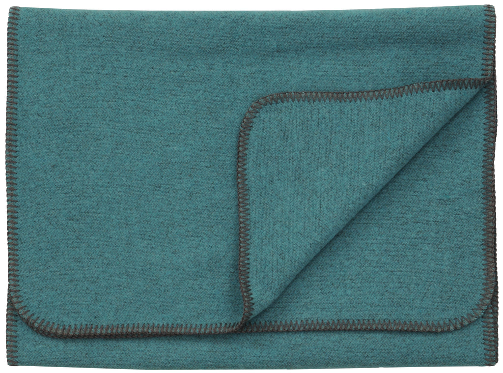 Solid Turquoise Bed Scarf