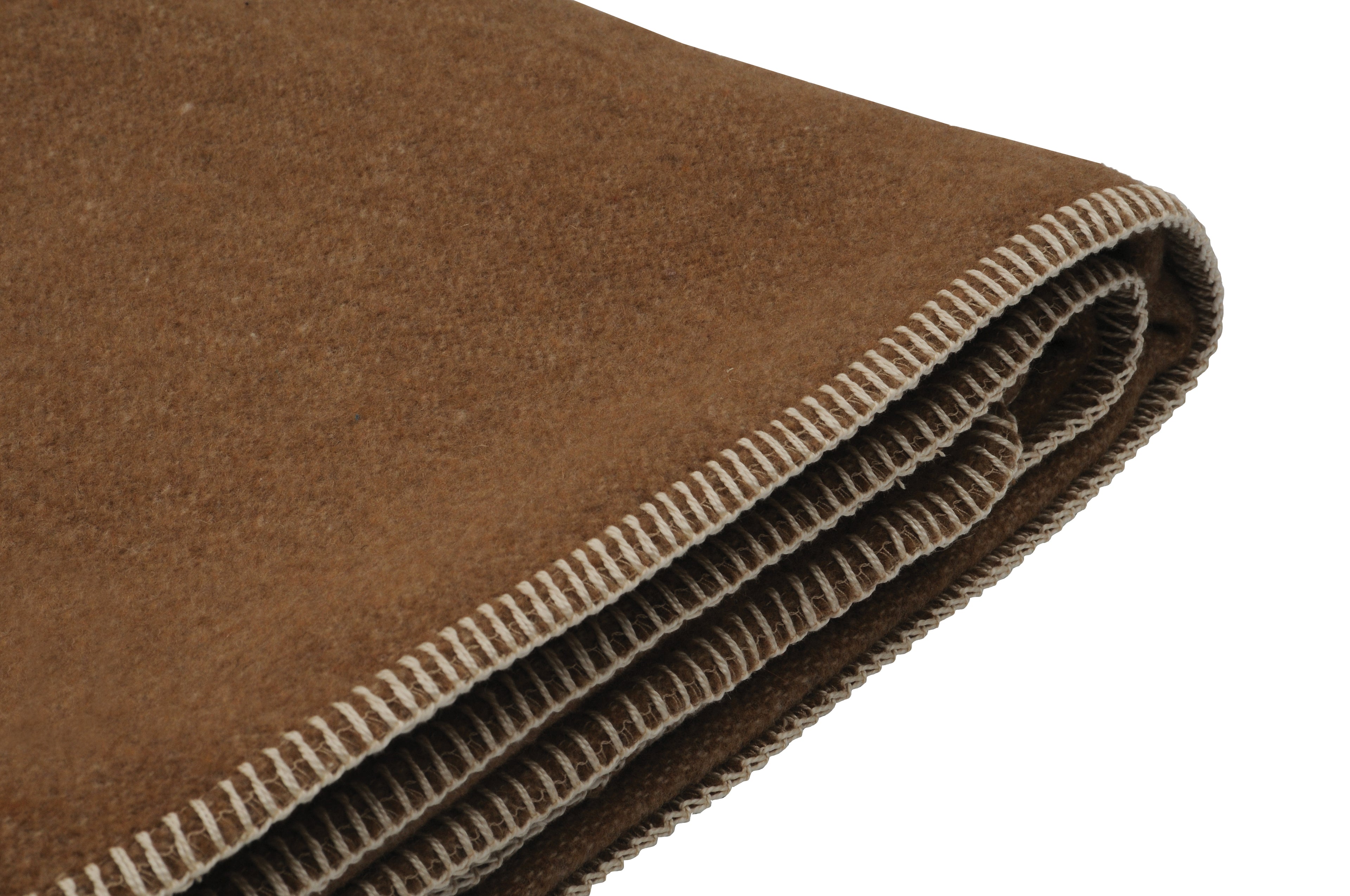 Solid Camel Throw