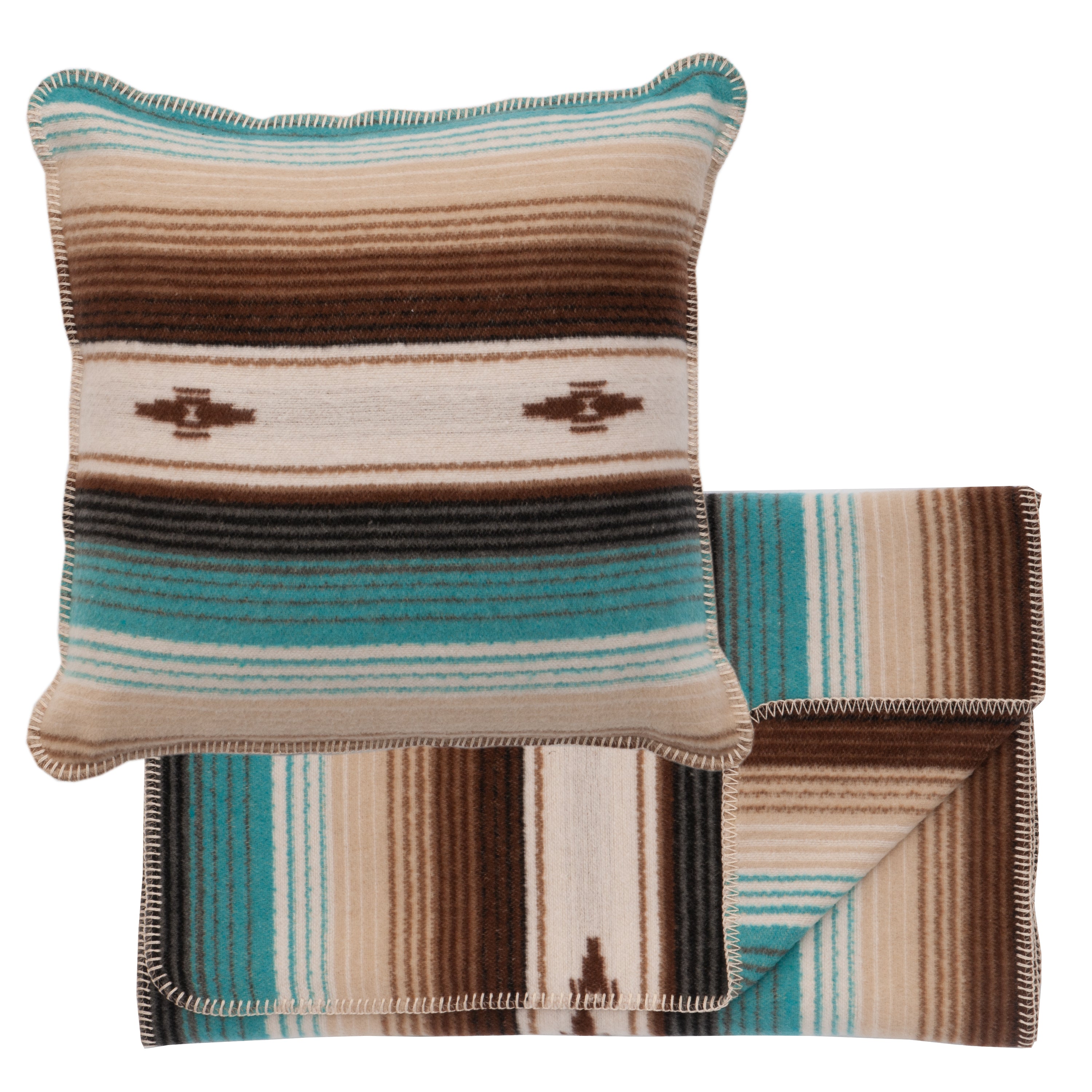 Zarape Bed Scarf & Pillow Set