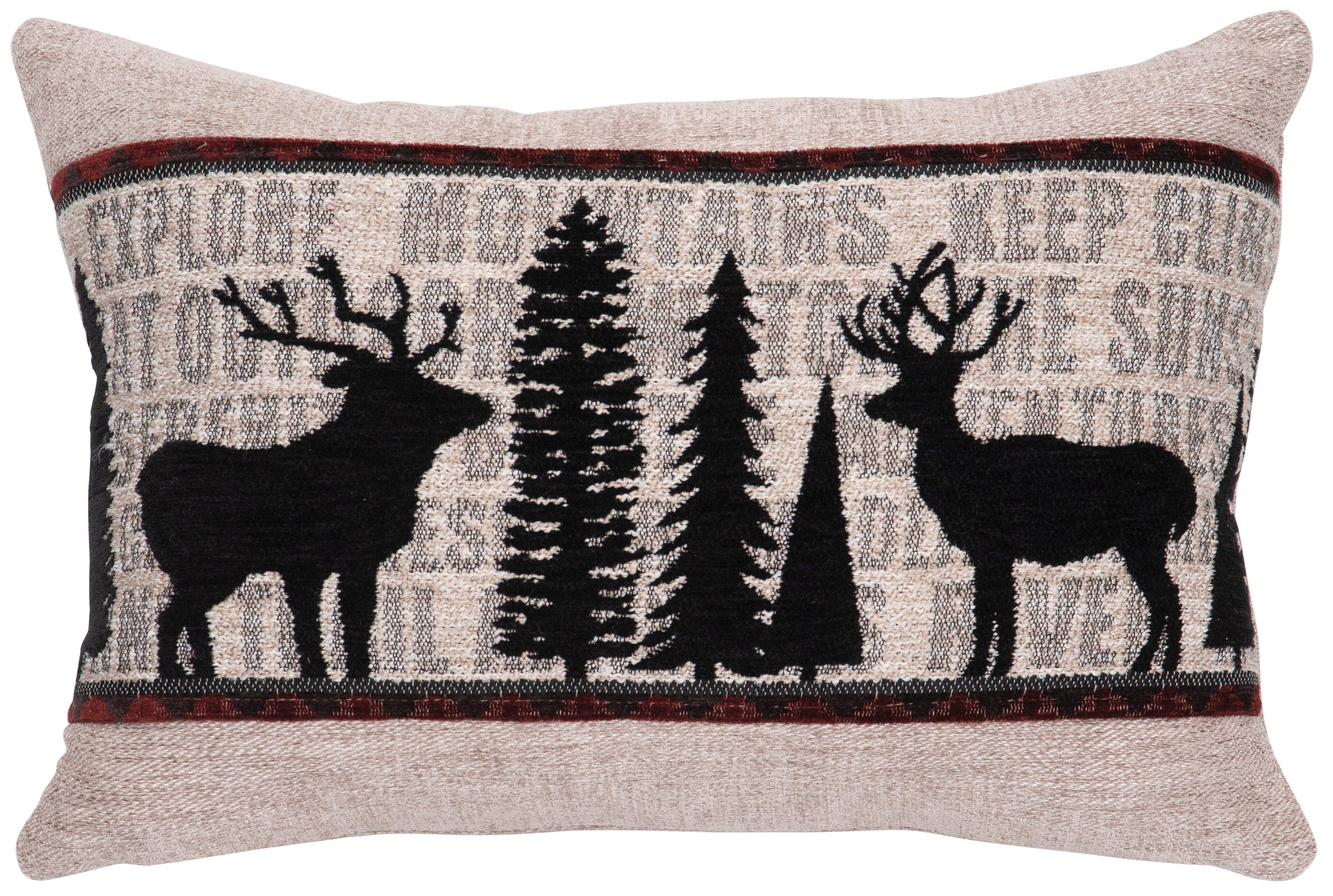Lazy Lodge Decor Pillow - 12x17