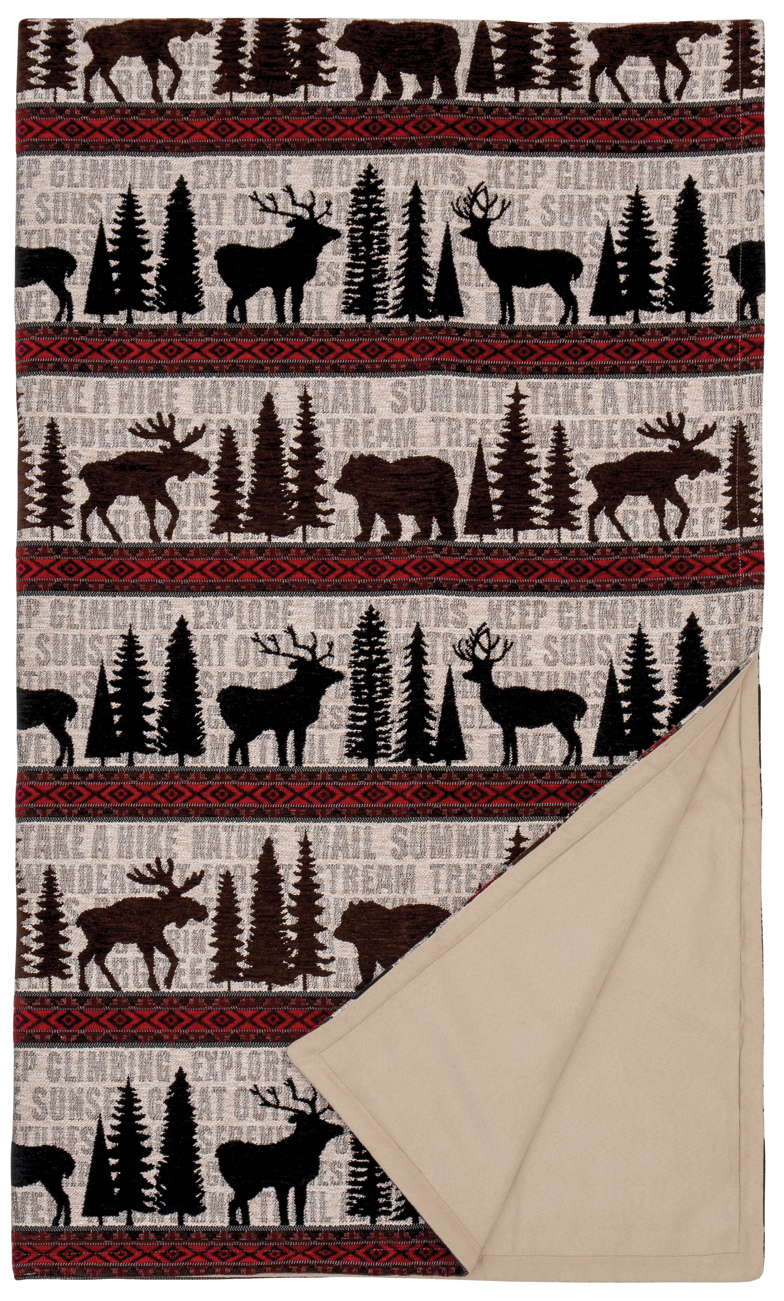 Lazy Lodge Tapestry Throw
