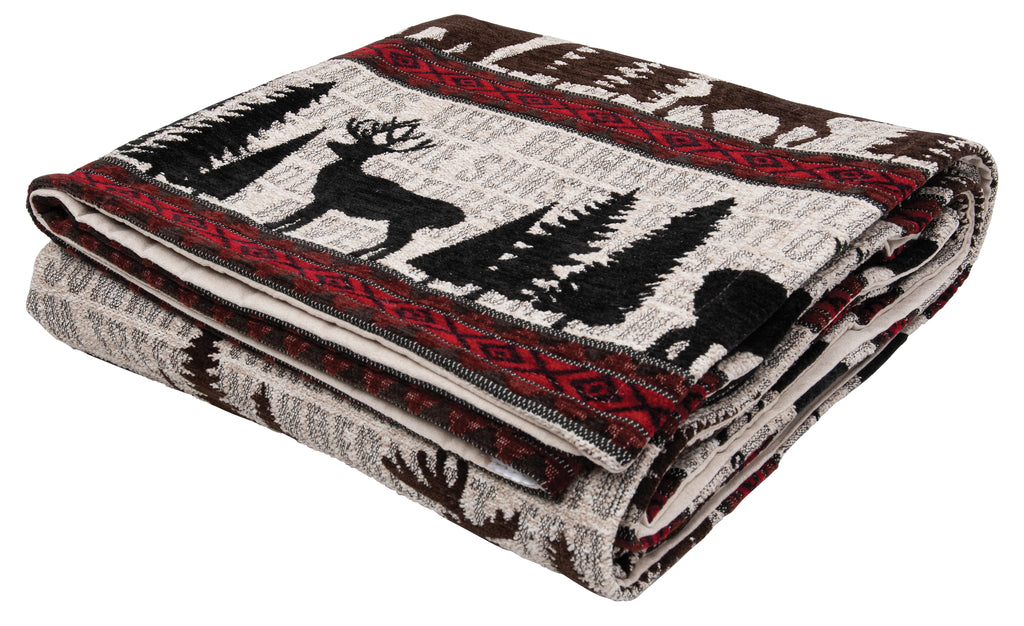 Lazy Lodge Tapestry Throw
