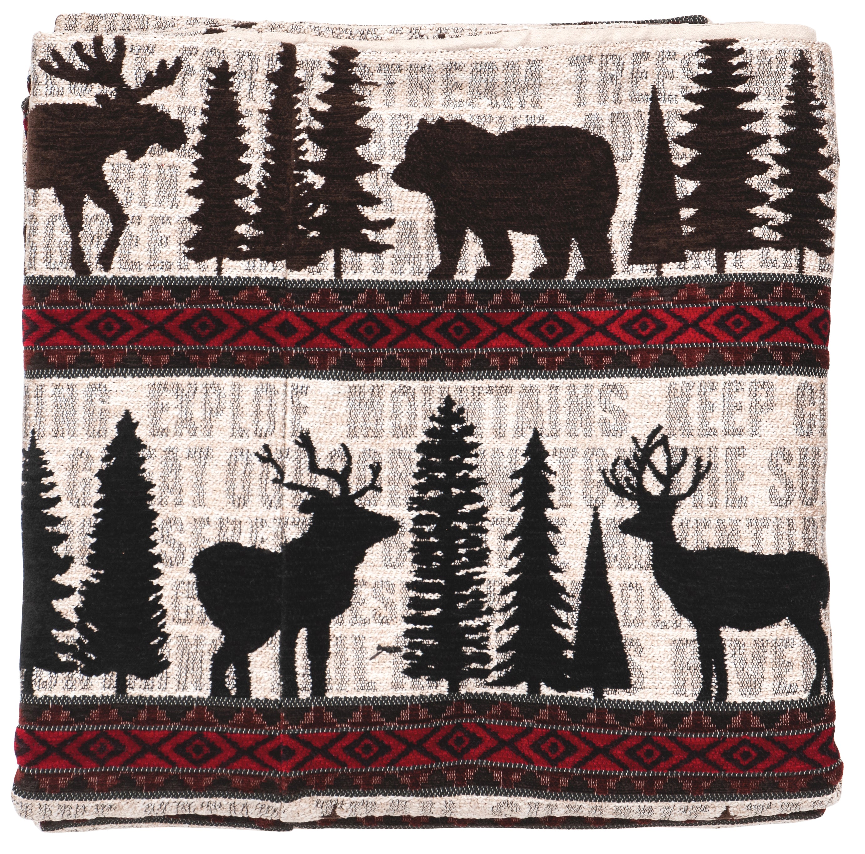 Lazy Lodge Tapestry Throw