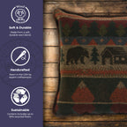 Cabin Bear Pillow - 20x20