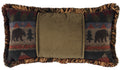 Cabin Bear Decor Pillow - 14x26