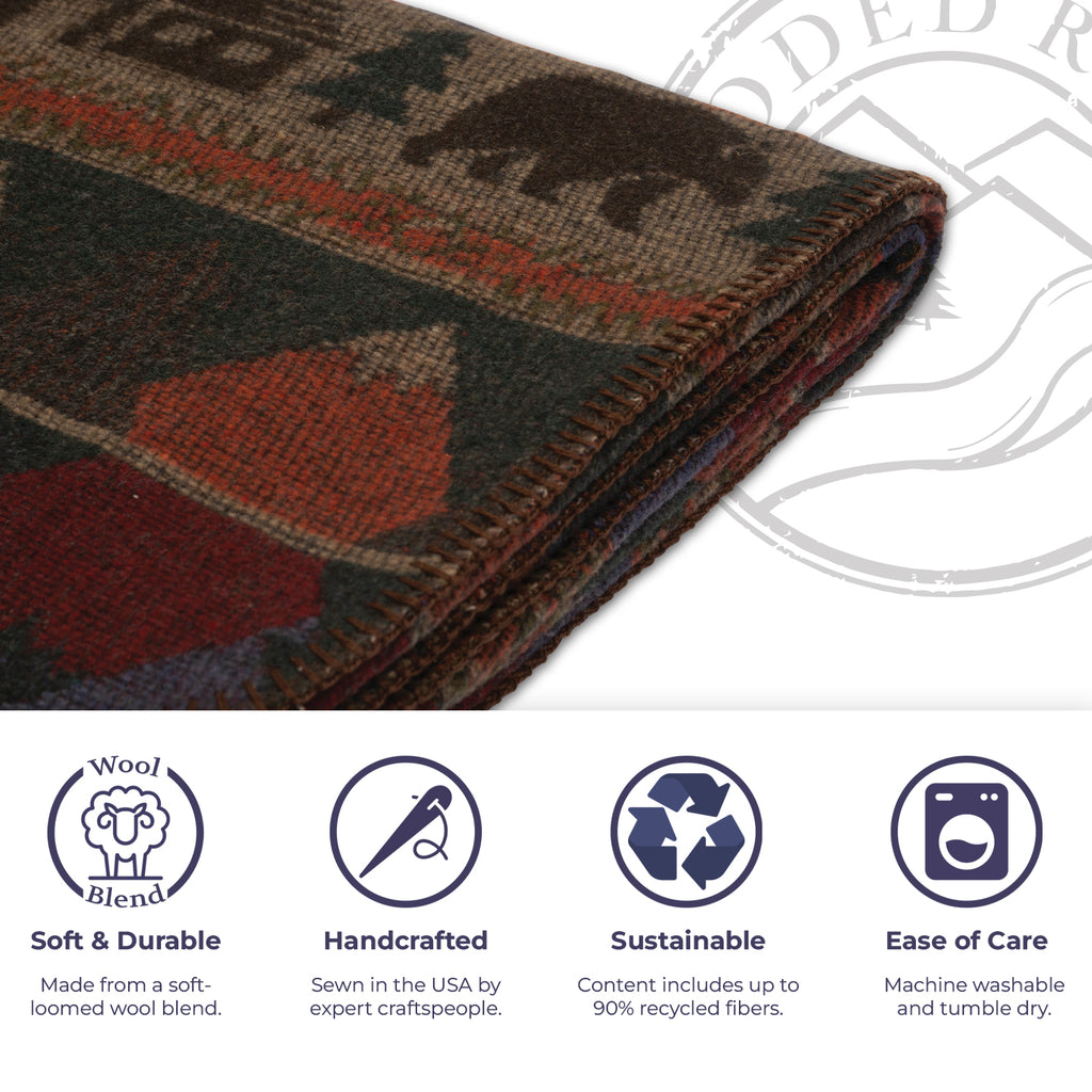 Cabin Bear Throw