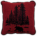 Wooded River Bear Pillow - 20x20