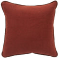 Hudson Garnet Euro Sham - 26"x26"