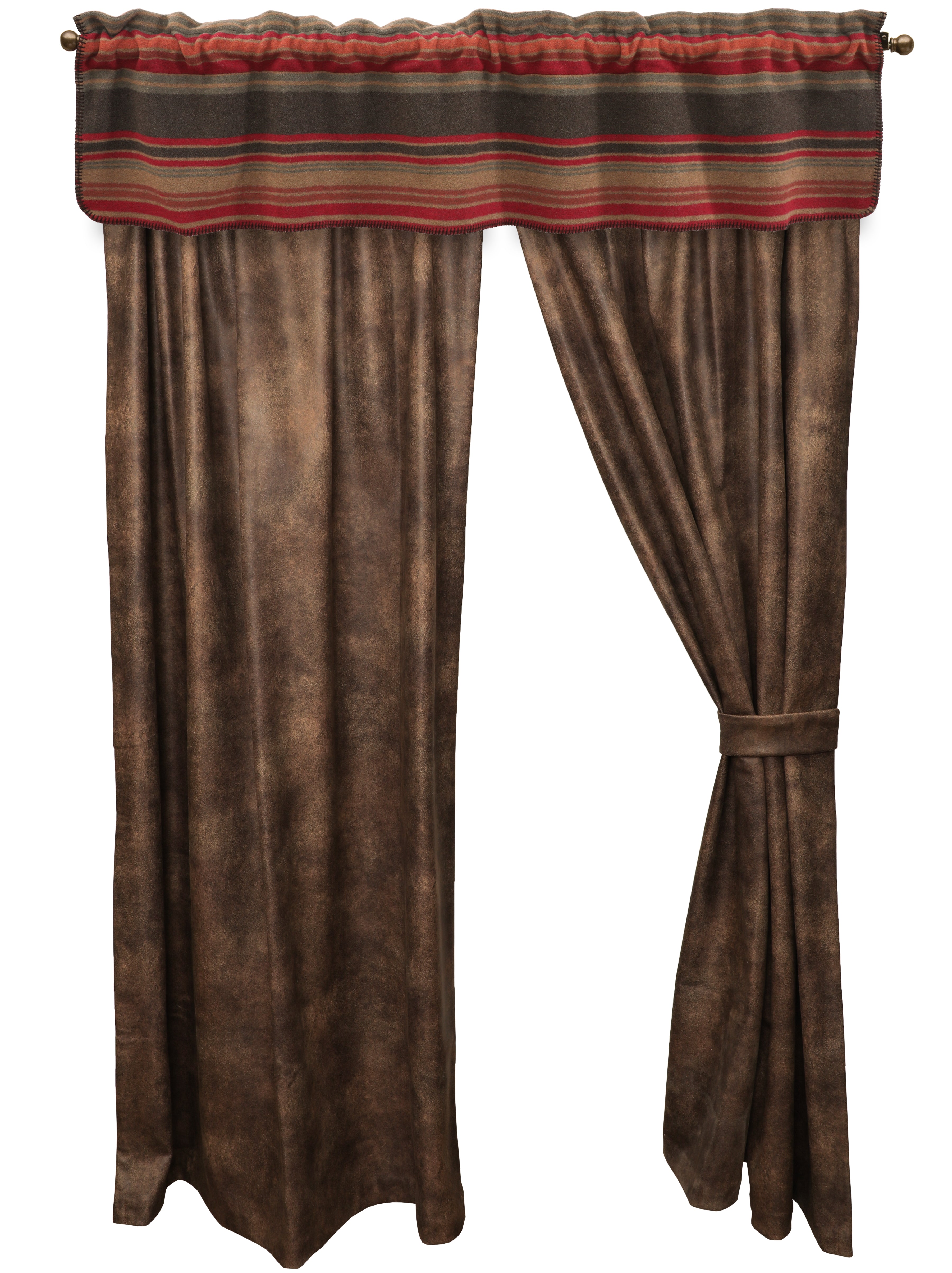 Hudson Garnet Drape Set