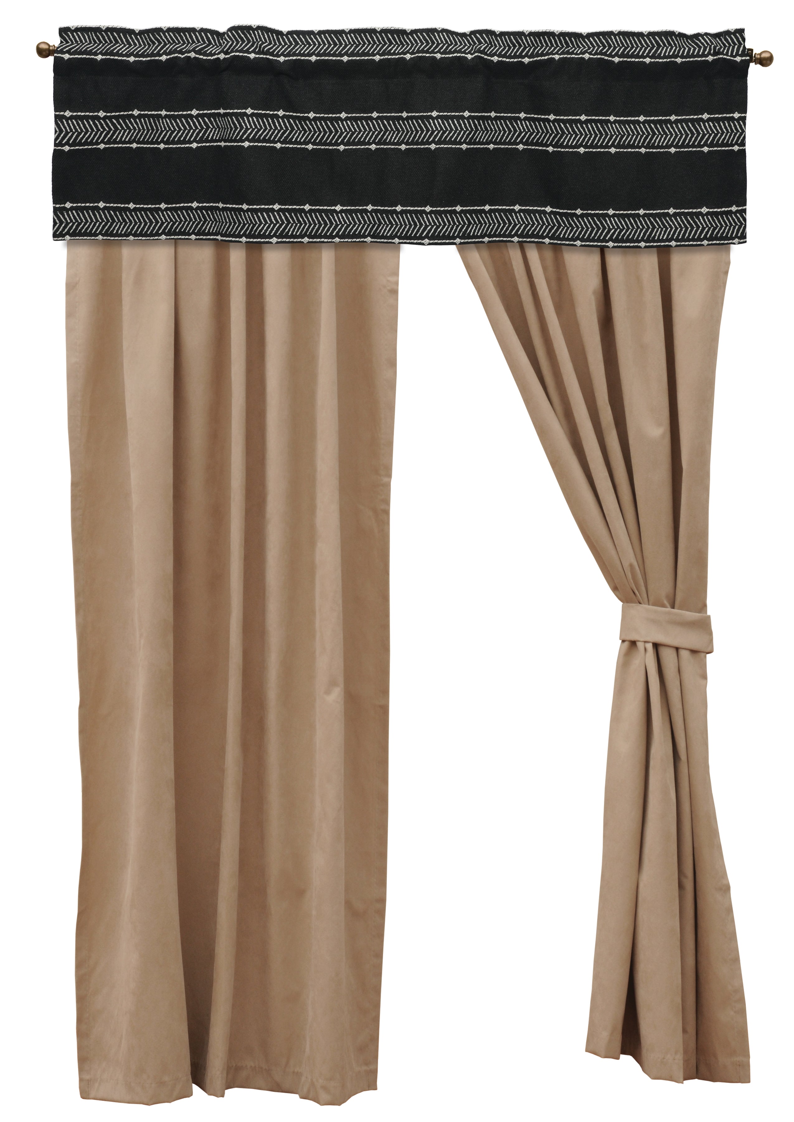 Summit Trail Onyx Drape Set