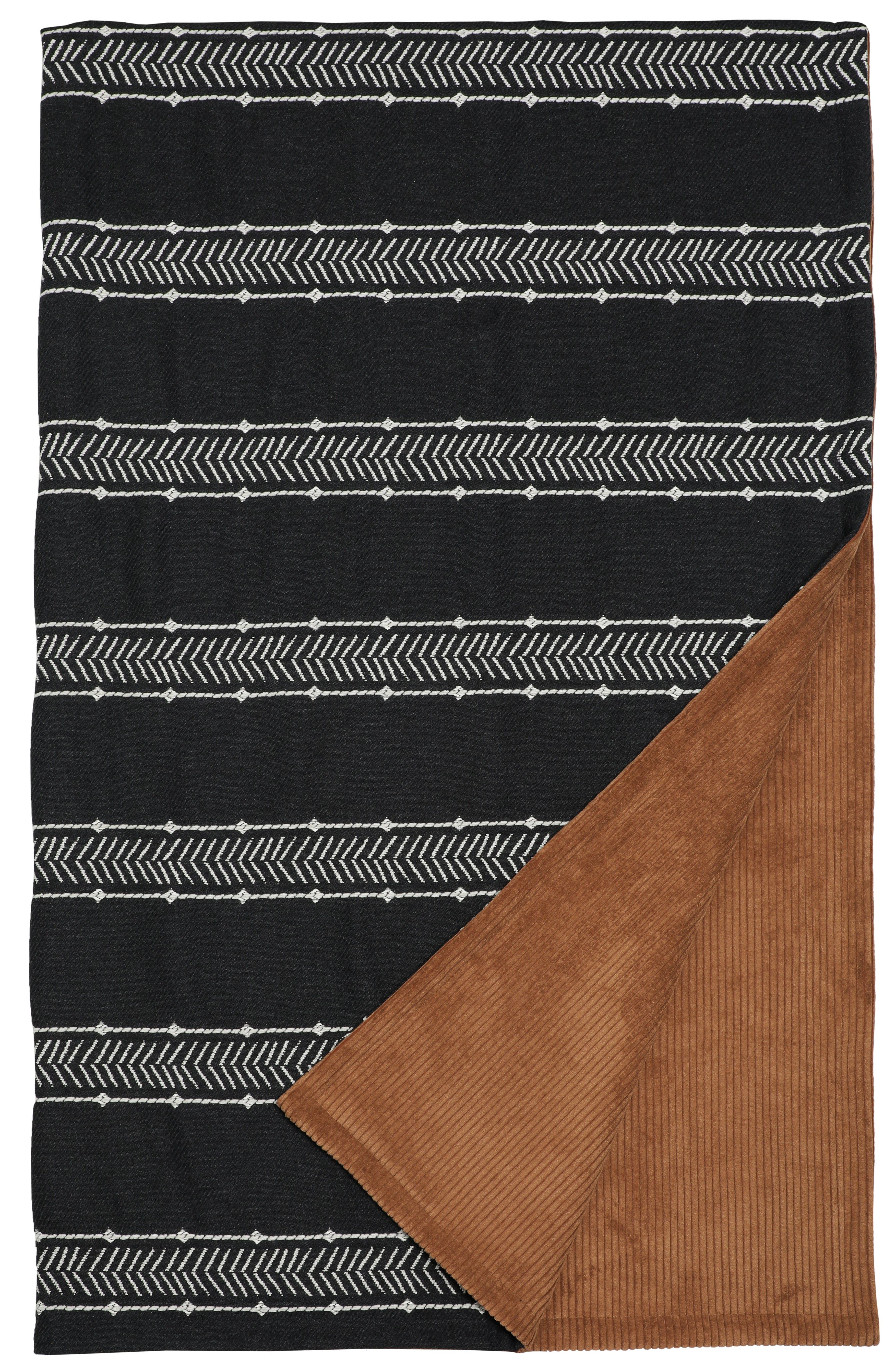 Summit Trail Onyx Tapestry Throw