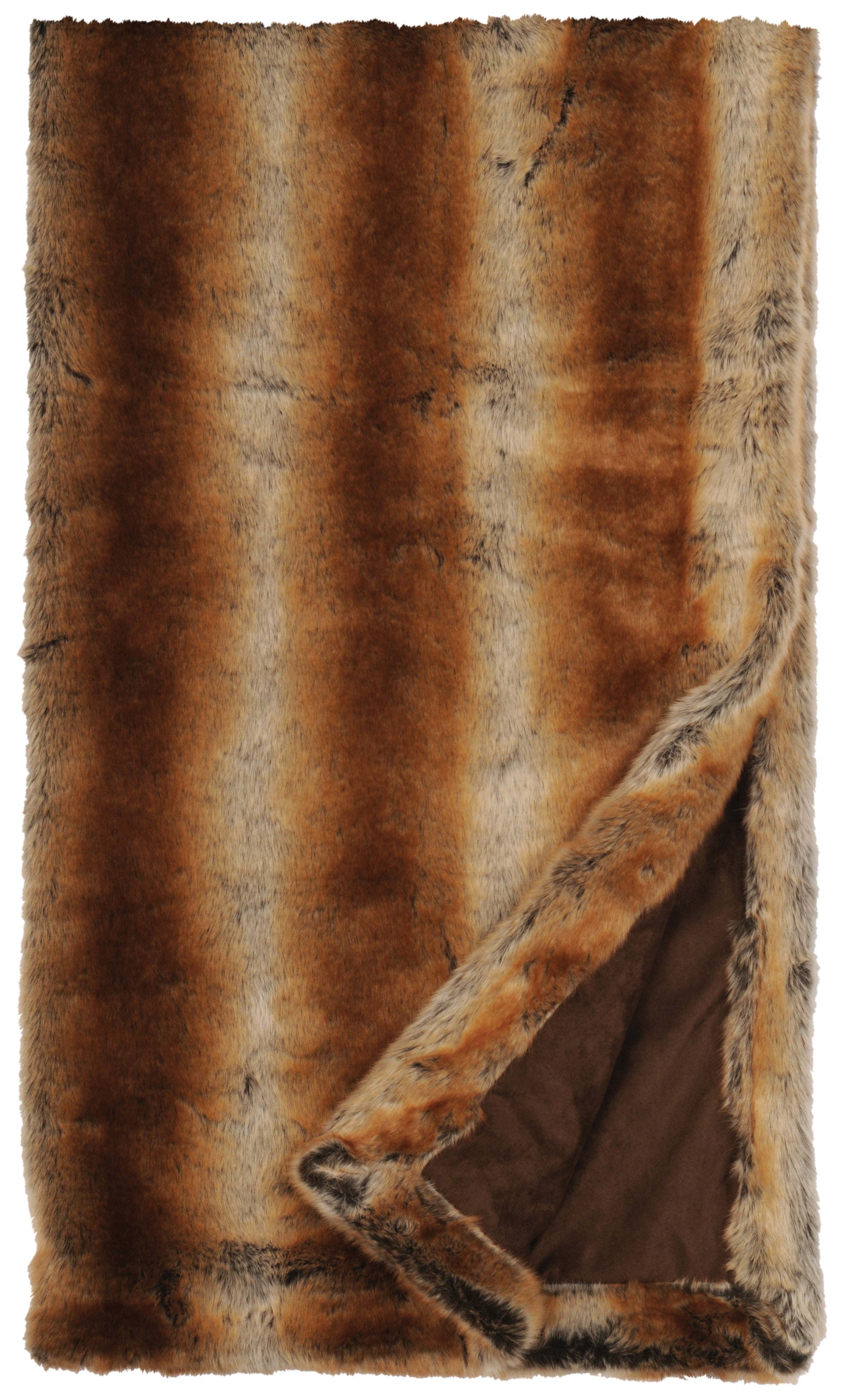 Chinchilla Faux Fur Throw
