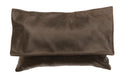 Draught Horse Leather Pillow - 12x18 - Leather Back