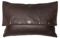 Mustang Canyon III Leather Pillow - 12x18 - Fabric Back