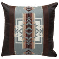 Chief Joseph Leather Pillow - 18x18