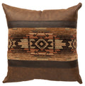 Hitchin' Post Leather Pillow - 18x18