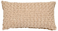 Bella Rosebud Faux Fur Pillow - 14x26