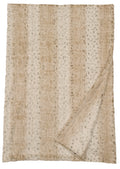 Pearl Leopard Faux Fur Throw