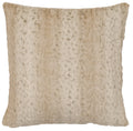 Pearl Leopard Faux Fur Euro Sham - 26"x26"