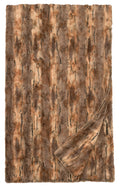 Amber Fox Faux Fur Throw