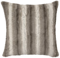 Angora Platinum Faux Fur Euro Sham - 26"x26"