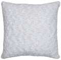 Bella Cream Faux Fur Euro Sham - 26"x26"