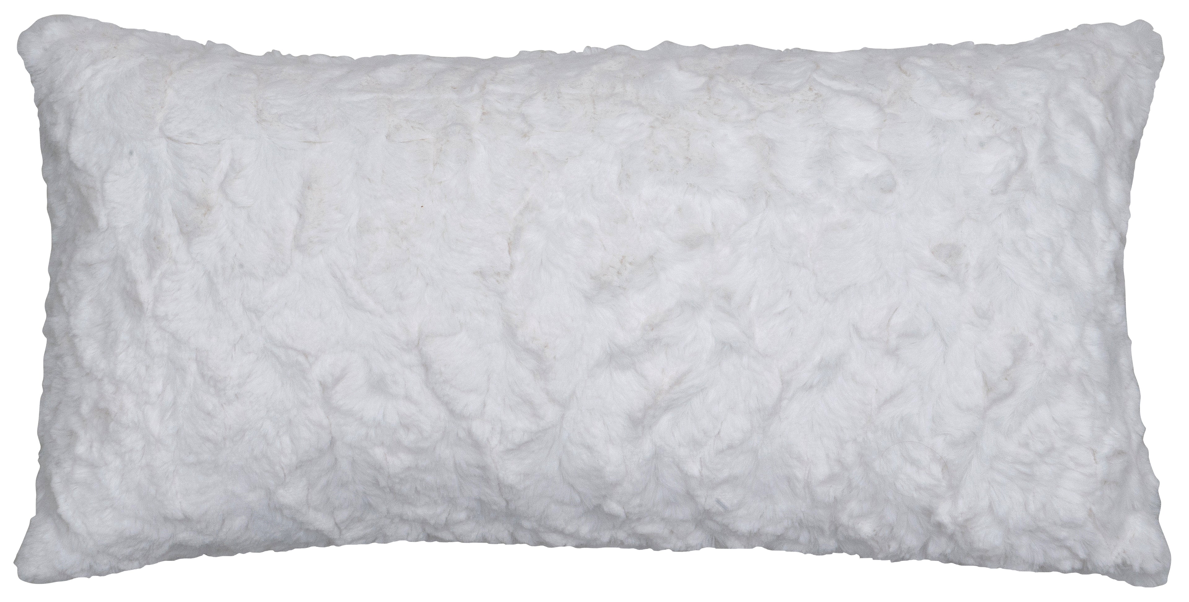 Bella Cream Faux Fur Pillow - 14x26
