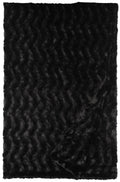 Obsidian Faux Fur Throw
