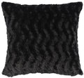 Obsidian Faux Fur Euro Sham - 26"x26"