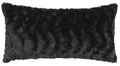Obsidian Faux Fur Pillow - 14x26