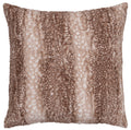 Fawn Tan Faux Fur Euro Sham - 26"x26"