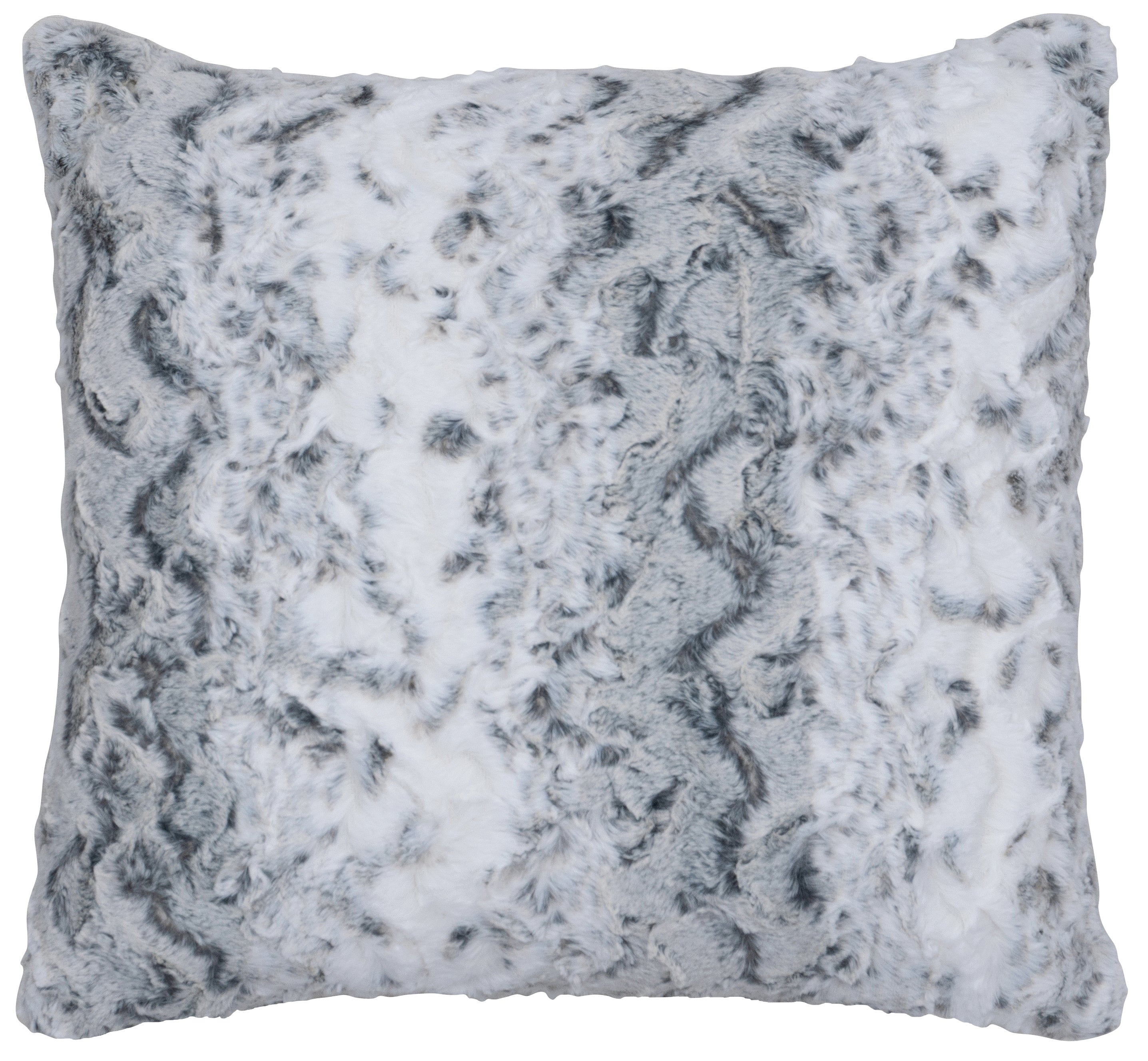 Snow Owl  Faux Fur Pillow - 18x18