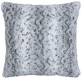 Snow Owl  Faux Fur Euro Sham - 26"x26"