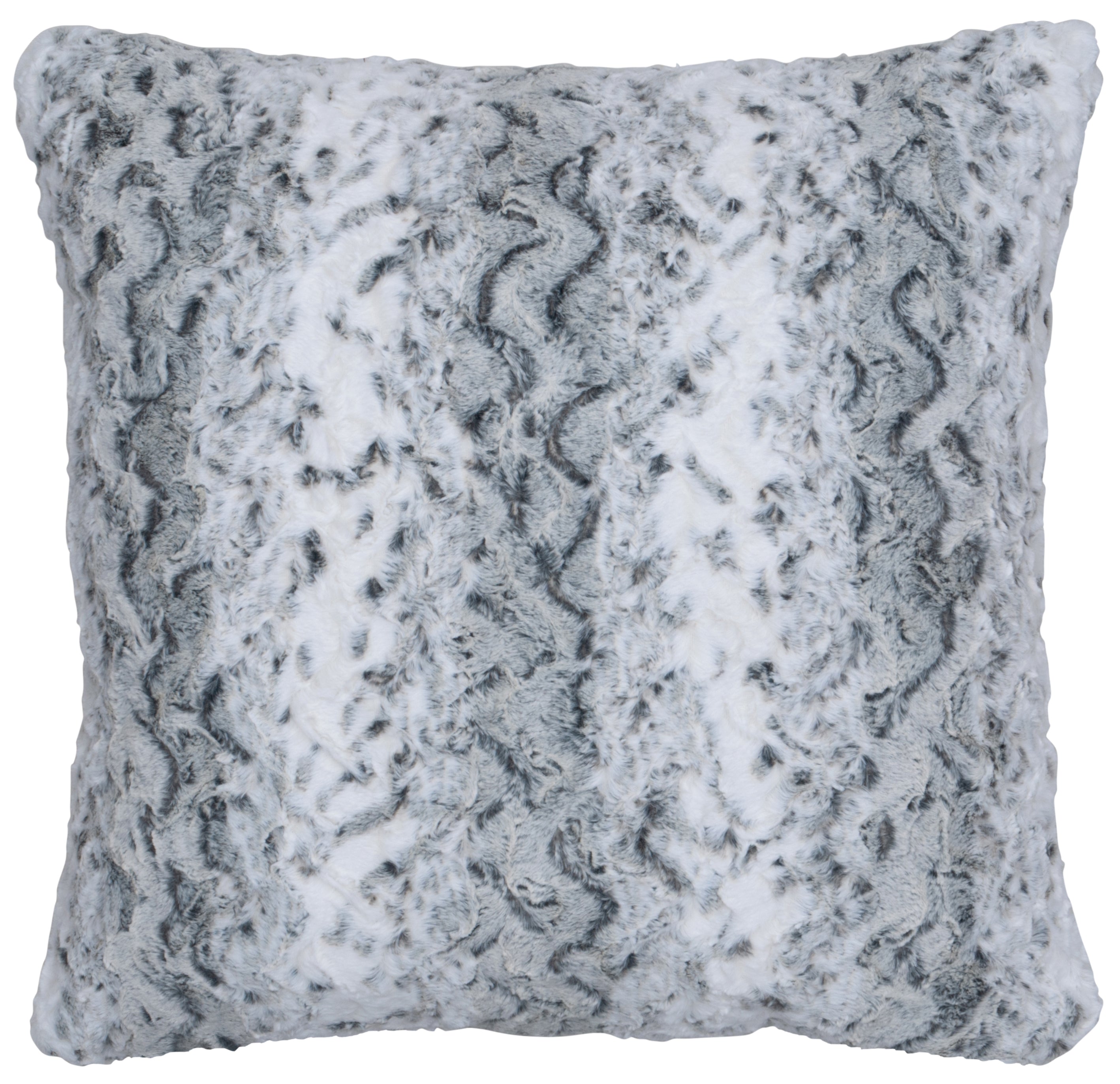 Snow Owl  Faux Fur Euro Sham - 26"x26"