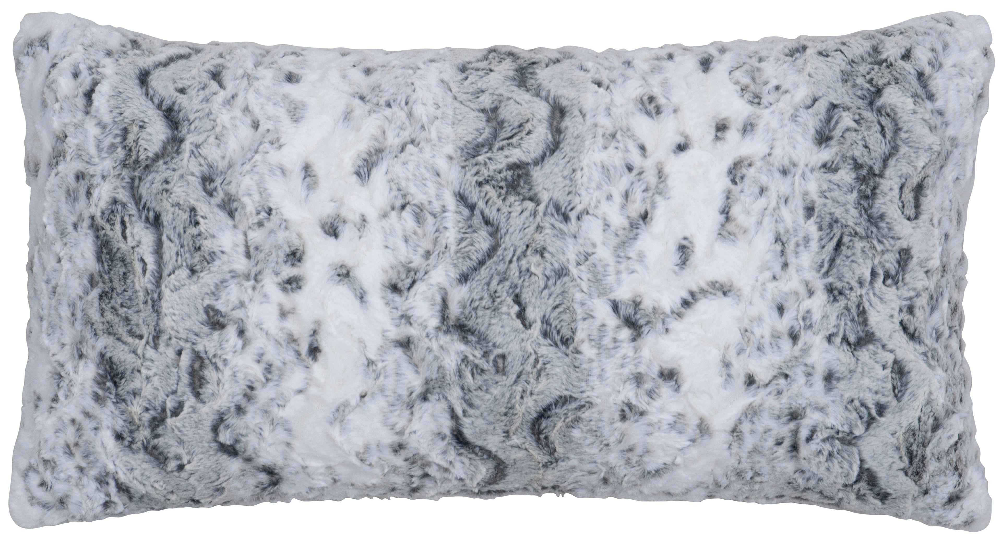 Snow Owl  Faux Fur Pillow - 14x26