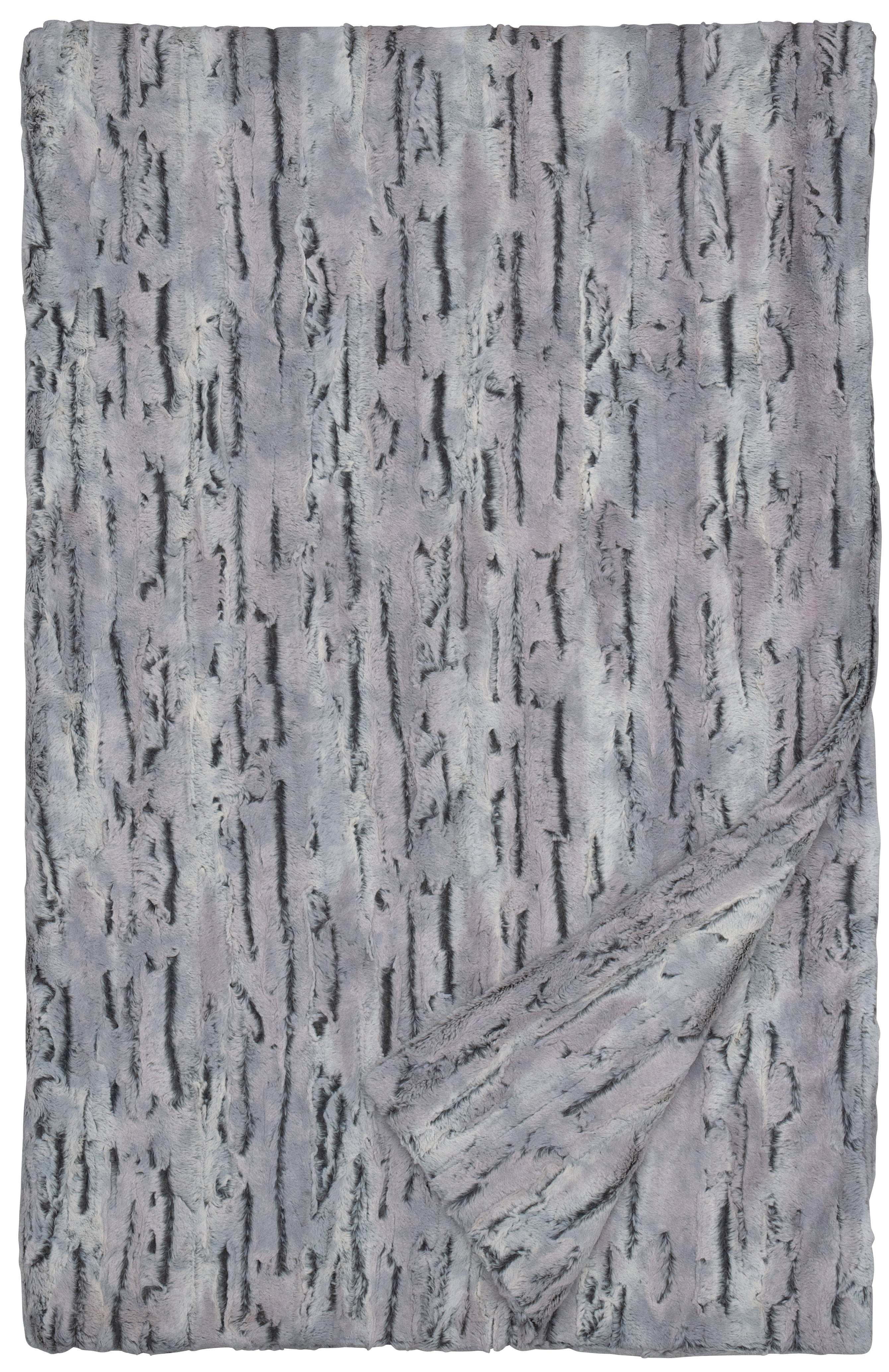 Shadow Fox Faux Fur Throw