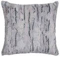 Shadow Fox Faux Fur Pillow - 18x18