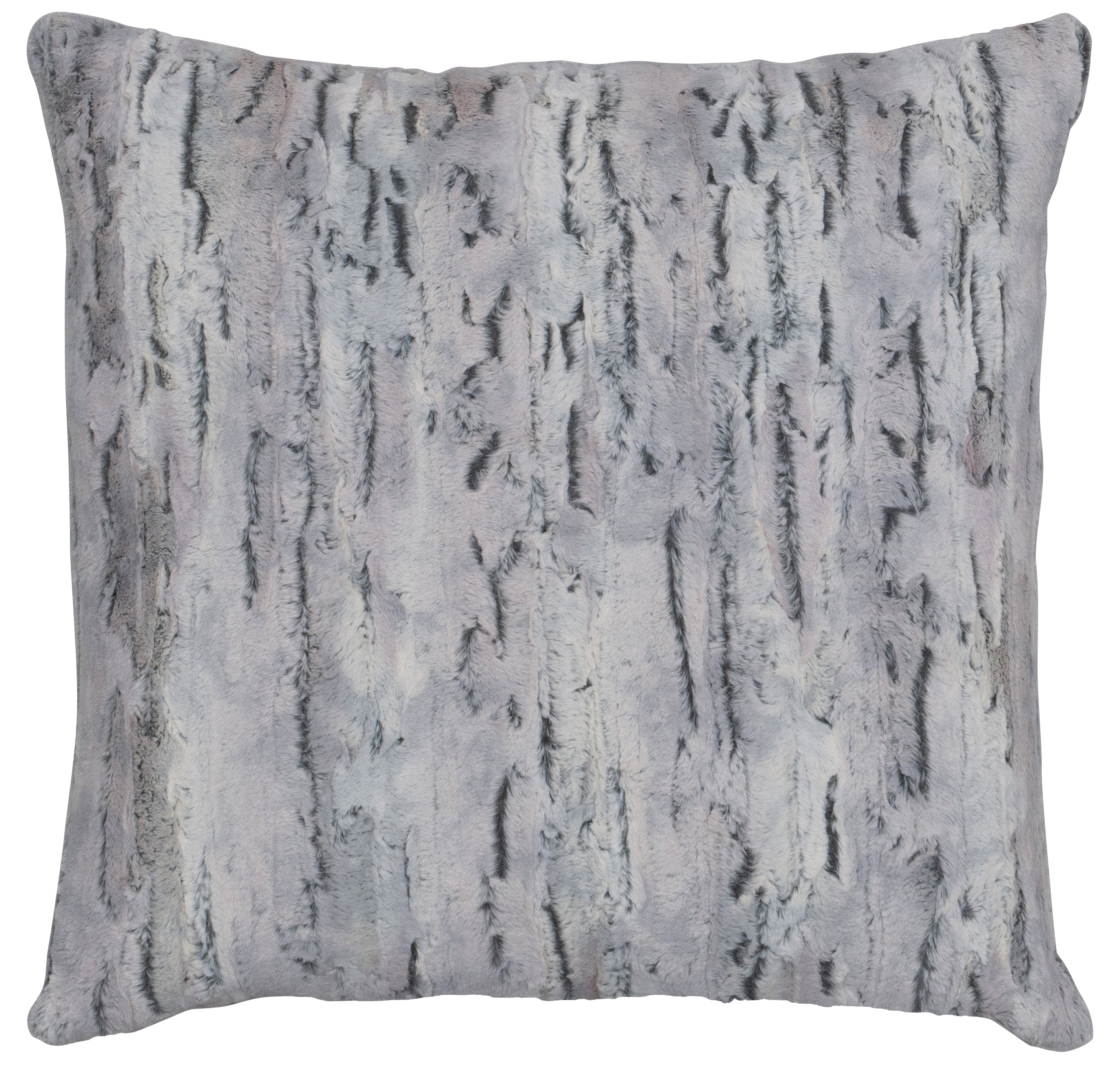 Shadow Fox Faux Fur Euro Sham - 26"x26"