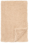 Llama Sand Faux Fur Throw