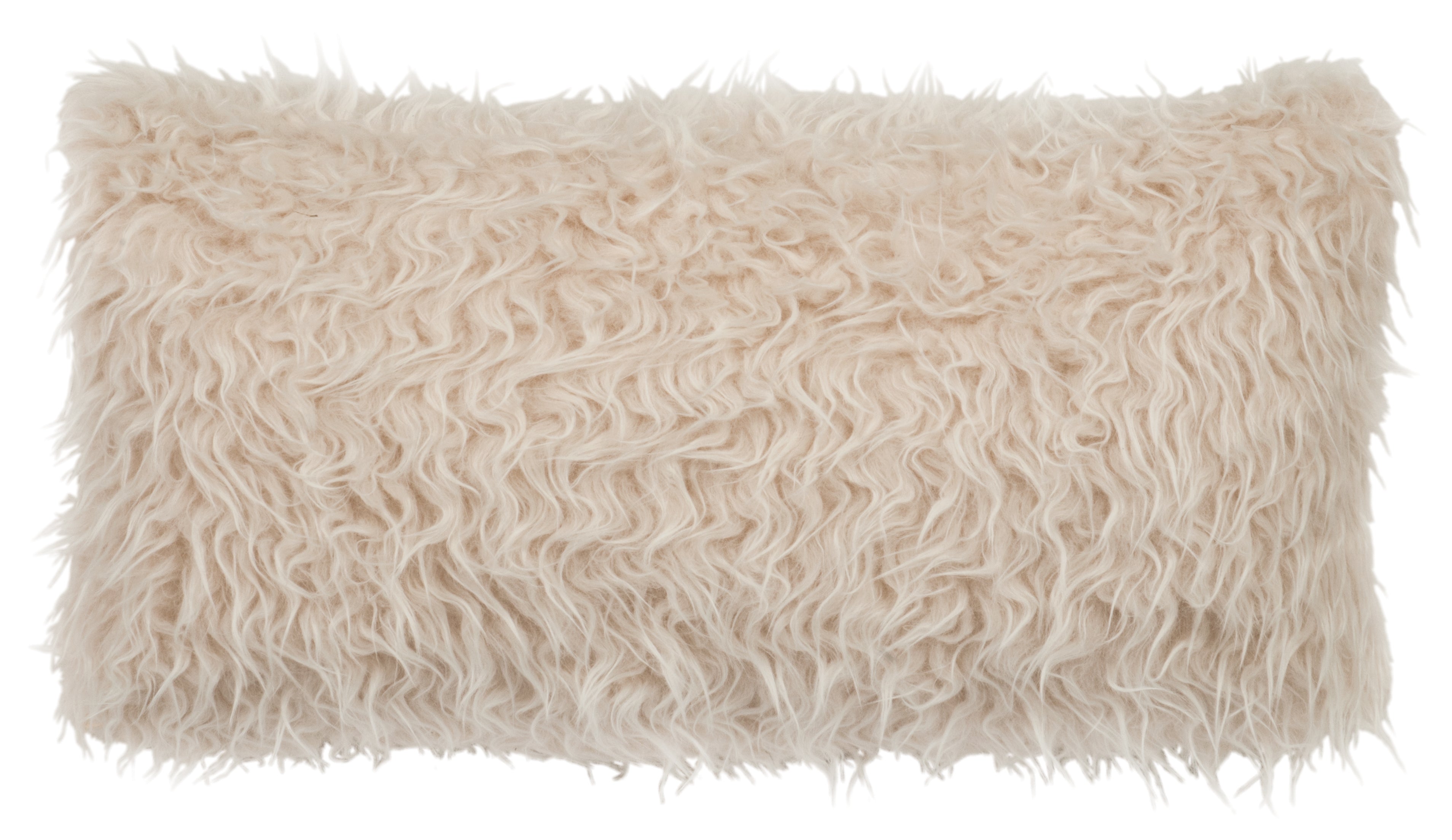 Mongolian Luxury Faux Fur Pillow - 14x26