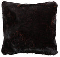 French Roast Luxury Faux Fur Pillow - 18x18