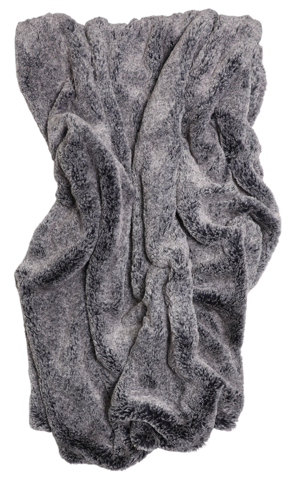 Grey Bunny Luxury Faux Fur Throw