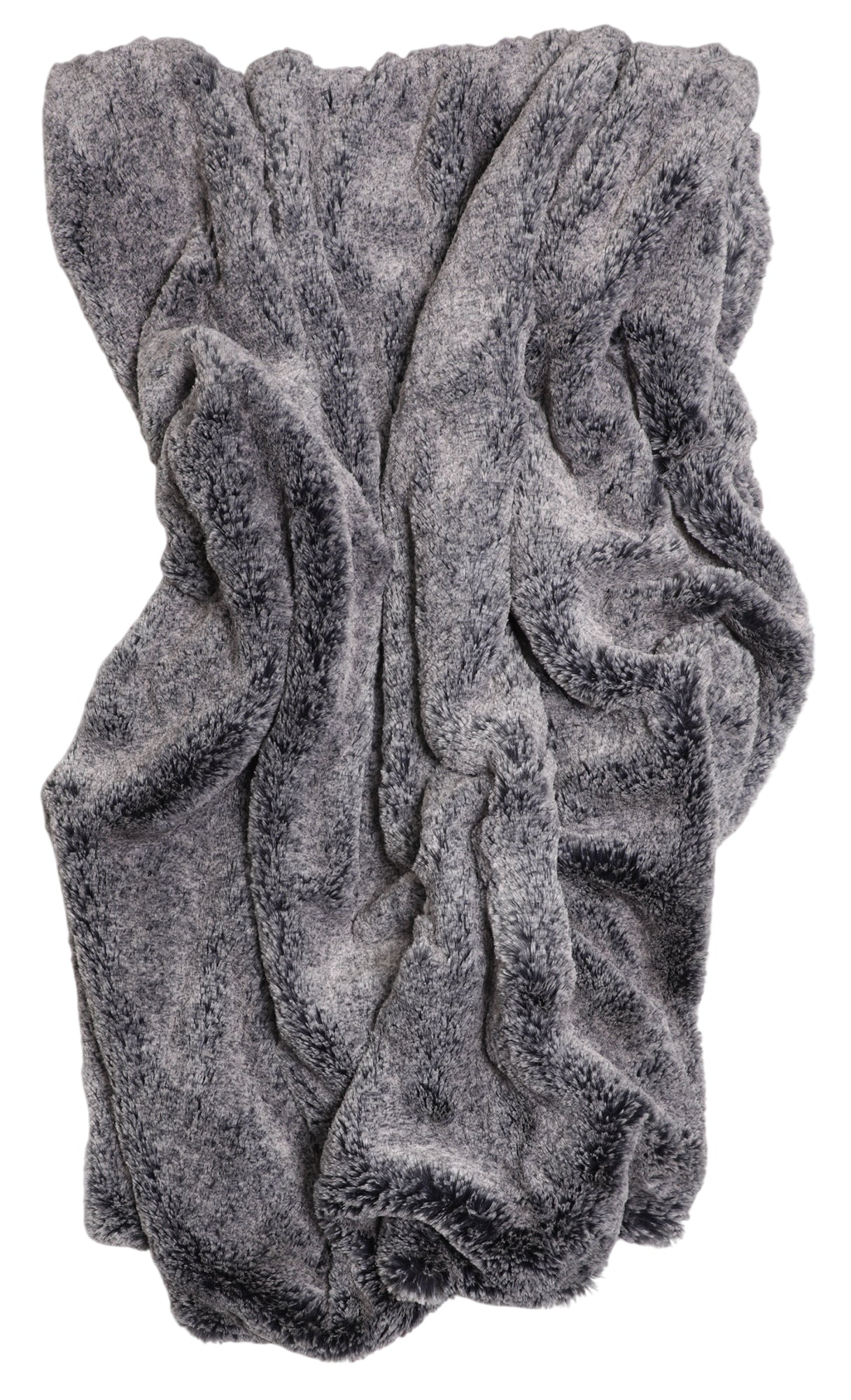 Grey Bunny Luxury Faux Fur Throw
