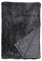 Grey Bunny Luxury Faux Fur Throw