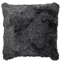 Grey Bunny Luxury Faux Fur Pillow - 18x18