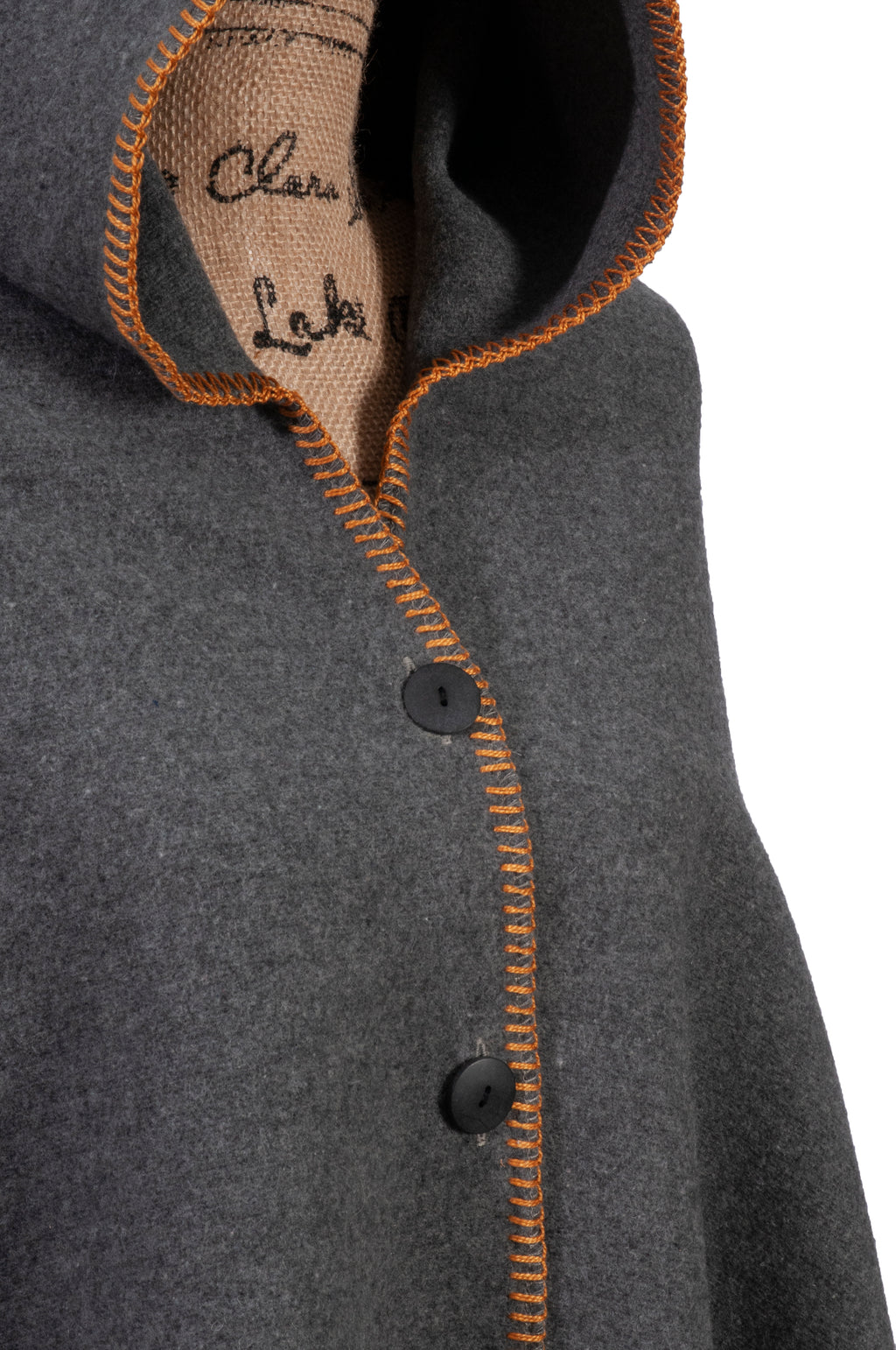 Solid Greystone Gold Hooded Throw