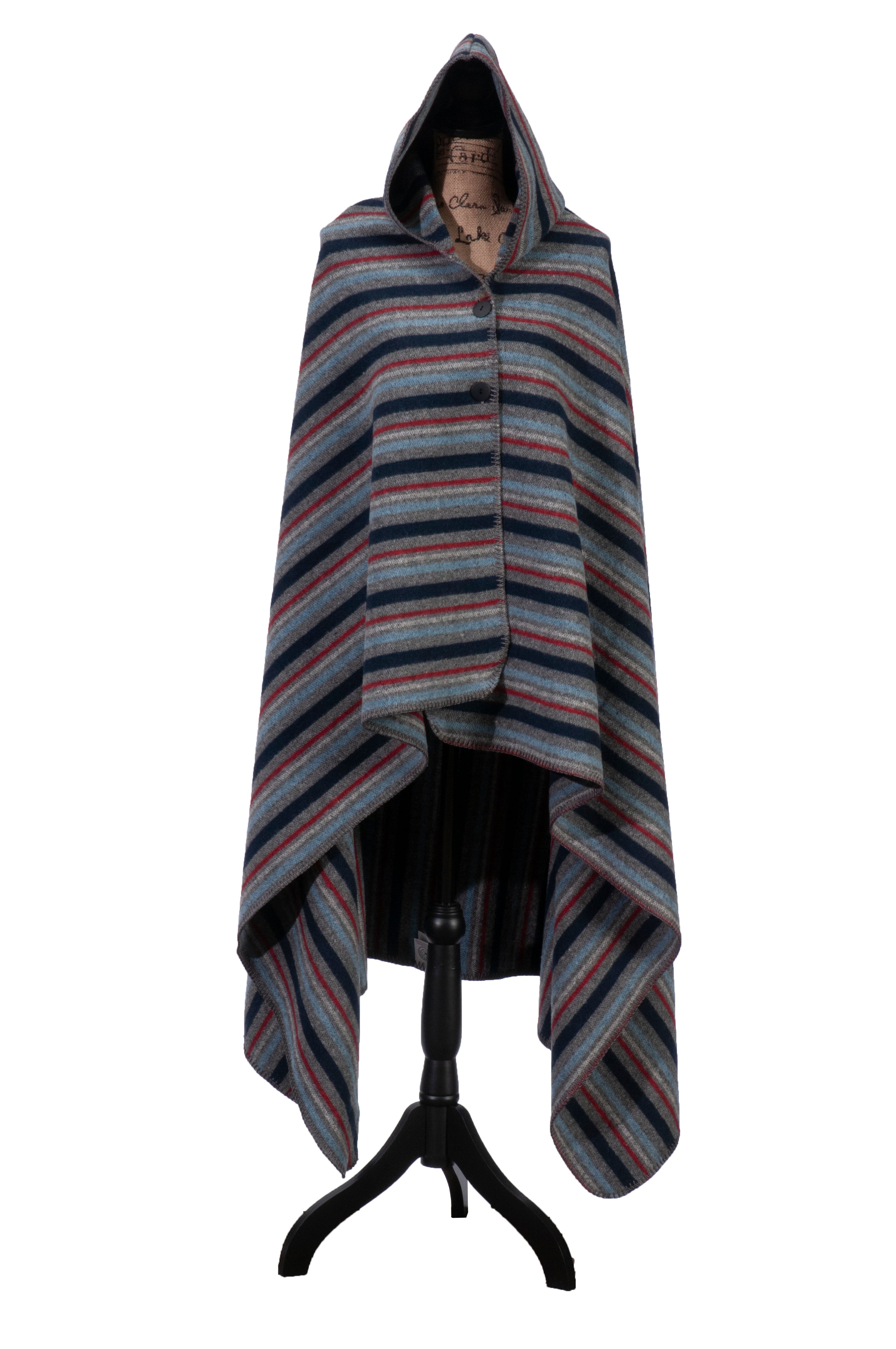 Alpine Stripe Hooded Throw