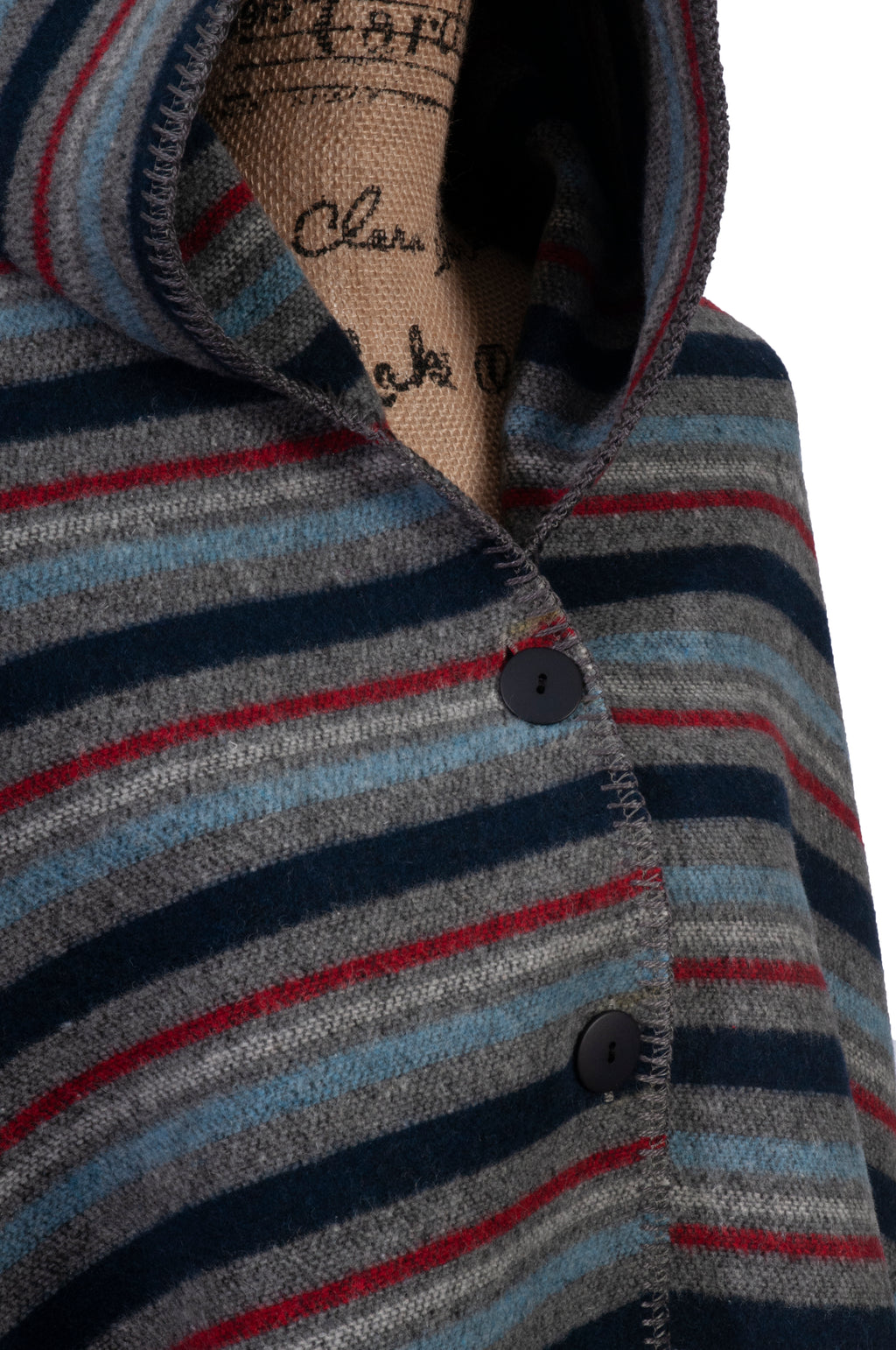 Alpine Stripe Hooded Throw